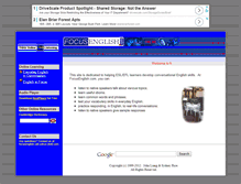 Tablet Screenshot of focusenglish.com